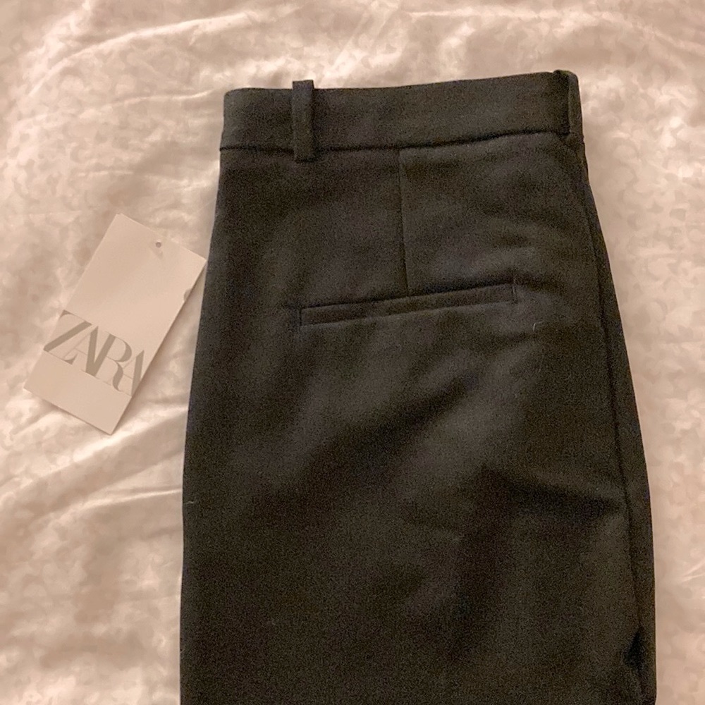 Zara slim fit black dress pants - Picture 2 of 7